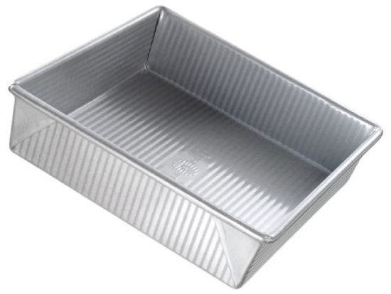 Picture of USA Pan Bakeware Square Cake Pan, 9 inch, Nonstick & Quick Release Coating, Made in the USA from Aluminized Steel