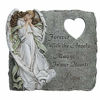 Picture of Angel Memorial Heart Cutout Stepping Stone, 10 1/4 Inch