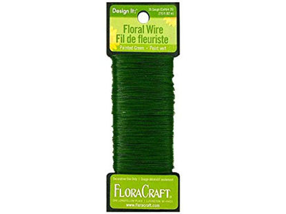 Picture of FloraCraft 26 Gauge Floral Paddle Wire 270 Feet Green