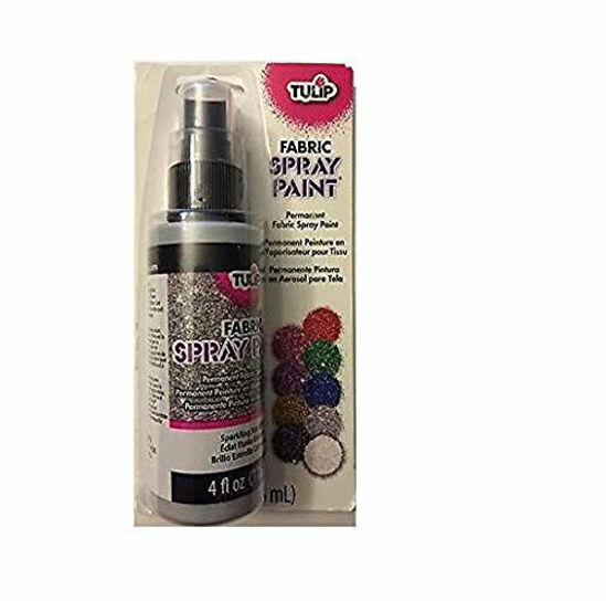 Tulip Fabric Spray Paint Silver Glitter 4 fl. oz. – Tulip Color Crafts