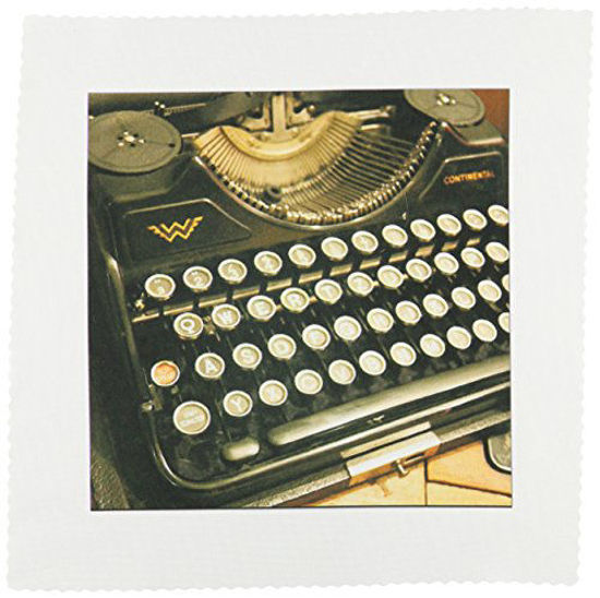Picture of 3dRose LLC Continental Typewriter 10 by 10-Inch Quilt, Square