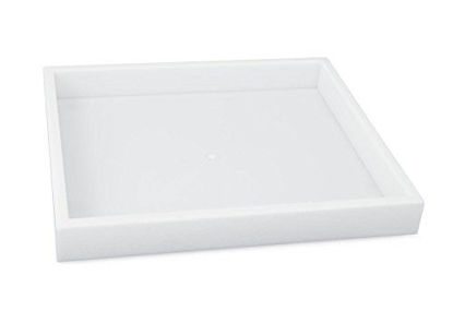 Picture of White Stackable Jewelry Tray (1/2 Size) Jewelry Display Trays