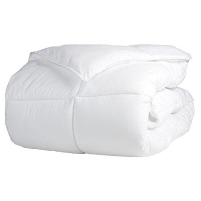 Picture of SUPERIOR Down Alternative Comforter - Baffle Box Construction, Medium Fill Weight, All Season Comforter, Full/Queen (88" x 90")
