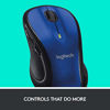 Picture of Logitech M510 Wireless Computer Mouse - Comfortable Shape with USB Unifying Receiver, with Back/Forward Buttons and Side-to-Side Scrolling, Blue