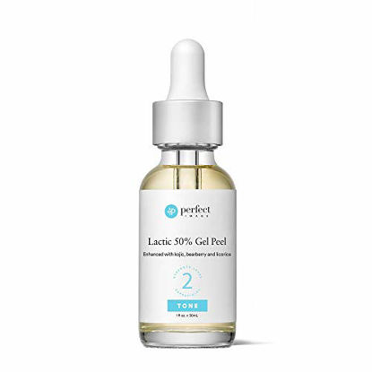 Picture of Lactic 50% Gel Peel, Chemical Peels for Face Breakout Scars, Chemical Exfoliant for Face, Strength Level 2, 1.0 fl oz. e, 30 mL - Perfect Image