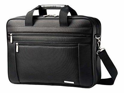Picture of Samsonite Classic Business Perfect Fit Two Gusset Laptop Bag - 15.6" Black