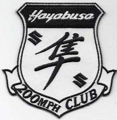 Picture of HAYABUSA 200MPH CLUB SUZUKI Embroidered NEW Biker Patch by heygidday