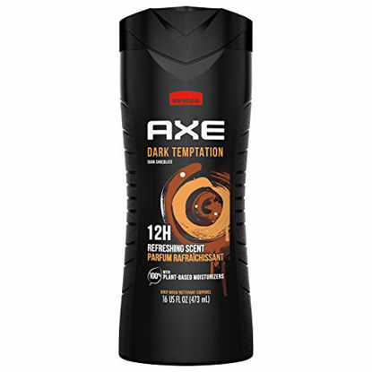 Picture of AXE Body Wash for Men, Dark Temptation, 16 Fl Oz (Pack of 1)