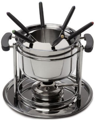 Picture of ExcelSteel 527 Fondue Set, 11 piece, Stainless Steel