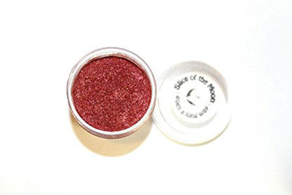 Picture of Slice of the Moon: Amarnath Red Mica Powder 28g, Natural Mineral Mica, Cosmetic Grade for Lipstick Lip Gloss Bath Bombs Epoxy Resin Face Blush Powder Eye Pencil Dye Pigments Candle Making