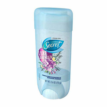 Picture of Secret Anti-Perspirant Deodorant Clear Gel Luxe Lavender 2.7 oz