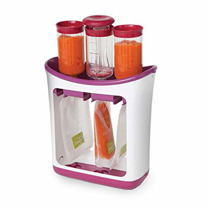 Picture of Infantino Squeeze Station - Pouch Filling Station for semi-Solid Food for Babies and Toddlers, Dishwasher Safe and BPA Free for Homemade Baby Food