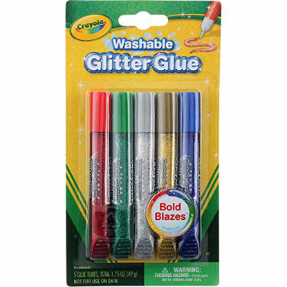 Picture of Crayola Washable Glitter Glue 5 ea (Pack of 3)
