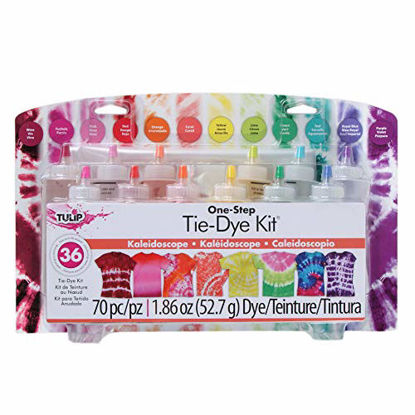 Picture of Tulip One-Step Tie-Dye Kit Kaleidoscope, 12 Colors Tie Dye