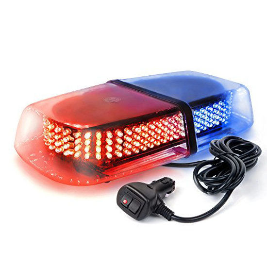 GetUSCart Xprite 240 LED Red & Blue Roof Top LED Emergency Strobe