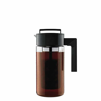 Picture of Takeya Patented Deluxe Cold Brew Coffee Maker, One Quart, Black