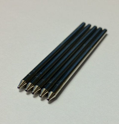 Picture of Black, Medium Tip Generic Refills for Livescribe Pulse, Echo or Sky. Smooth-writing, Premium German Ink.
