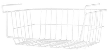 Picture of Whitmor White Wire Shelf Basket