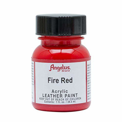 Picture of Angelus Acrylic Leather Paint-1 oz.-Fire Red