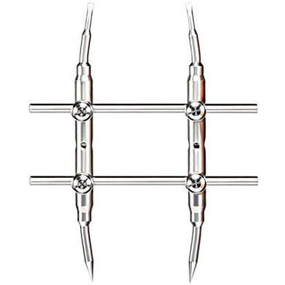 Picture of Neewer Professional Curved Tips DSLR Camera Lens Spanner Wrench Repairing Opening Tool Stainless Steel for Most DSLR Cameras