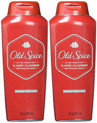 Picture of Old Spice Classic Body Wash - 18 oz - 2 pk
