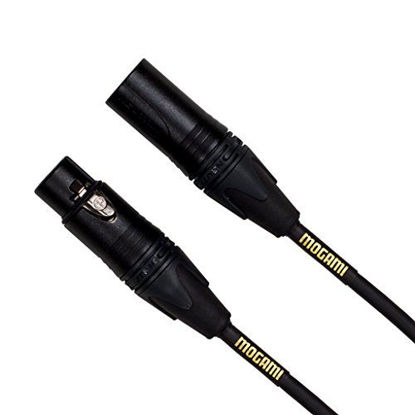Picture of Mogami Gold STUDIO-10 XLR Microphone Cable, XLR-Female to XLR-Male, 3-Pin, Gold Contacts, Straight Connectors, 10 Foot