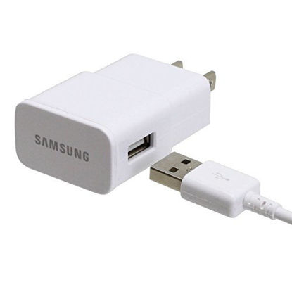 Picture of Samsung Universal Travel Charger for Galaxy S3/S4/Note 2 - Non-Retail Packaging - White