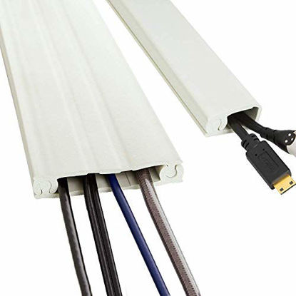 Picture of UT Wire Cordline 2-Way Cord Channel in Paintable White, 8-ft Continuous Roll
