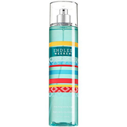 Picture of Bath & Body Works Fine Fragrance Mist for Women, Endless Weekend, 8 Ounce