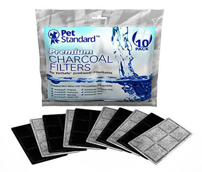 Picture of Premium Charcoal Filters for PetSafe Drinkwell Fountains, Pack of 10