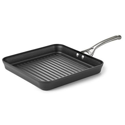 Picture of Calphalon Contemporary Hard-Anodized Aluminum Nonstick Cookware, Square Grill Pan, 11-inch, Black