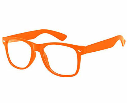Picture of Retro Style Classic Vintage Sunglasses Clear Lens Colored Frame OWL