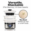 Picture of Hamilton Beach 37530A Digital Food Steamer, 5.5 Quart, Silver & Black