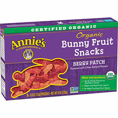 Picture of Annie's Homegrown Berry Patch Organic Fruit Snacks, 0.8 oz, 5 Count