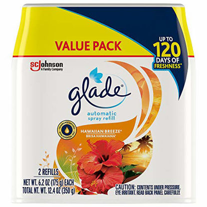 Picture of Glade Automatic Spray Refill Hawaiian Breeze, Air Freshener Spray, 6.2 oz, Pack of 2