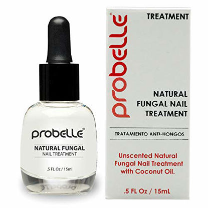 Picture of Probelle Natural Fungal Nail Treatment, Anti Fungal Nail Treatment, Nail Color Restoration, Clear Homeopathic Topical Solution .5 oz/ 15 ml (Patented Formula)