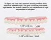 Picture of Imako Cosmetic Upper Teeth 1 Pack (Small, Natural)