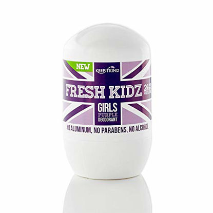 Picture of Keep it Kind Fresh Kidz Natural Roll On Deodorant 24 Hour Protection - Girls"Purple" 1.86 fl.oz.