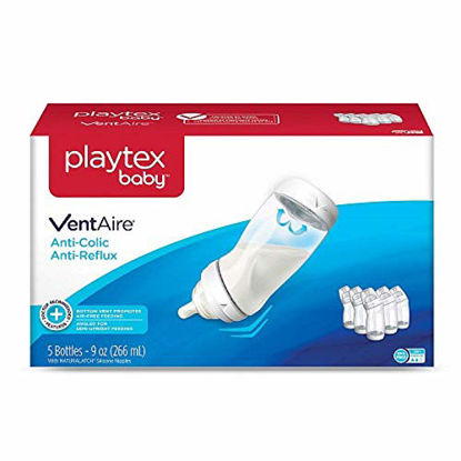 Picture of Playtex 05226 Baby Ventaire Anti Colic Baby Bottle, BPA Free, 9 Ounce - 5 Pack