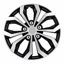 Picture of Pilot Automotive WH553-16S-BS Black/Silver 16 Inch 16" Spyder Performance Wheel Cover | Pack of 4 | Fits Toyota Volkswagen VW Chevy Chevrolet Honda Mazda Dodge Ford and Others