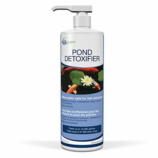 Picture of Aquascape Pond Detoxifier Water Treatment, Makes Tap Water Safe, 16-Ounce Bottle | 98877
