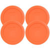 Picture of Pyrex 7200-PC Round 2 Cup Storage Lid for Glass Bowls (4, Orange)