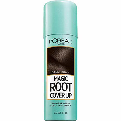Picture of L'Oreal Paris Magic Root Cover Up Gray Concealer Spray Dark Brown 2 oz.