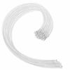 Picture of Selizo 30 Pack Jewelry Making Chains Necklace Chain Bulk Silver Plated Necklace Chains for Necklace Jewelry Making, 1.2 mm (24 Inches)