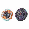Picture of BEYBLADE Burst Rise Hypersphere Dual Pack Dusk Balkesh B5 and Right Artemis A5 -- 1 Left-Spin and 1 Right-Spin Battling Top Toy, 8 and Up