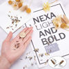 Picture of PH PandaHall 210 pcs 6 Colors Brass Cord End Caps Bead Barrel Loop Clasp for Bracelet Necklace Jewelry DIY Craft Making Leather Art, Inner Diameter 2mm