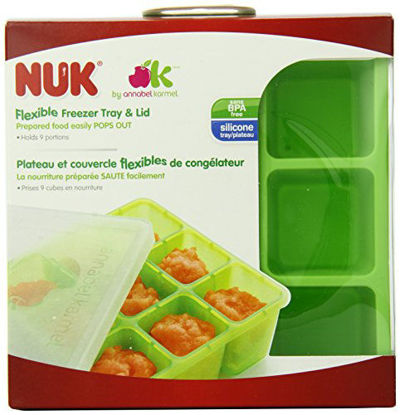 Picture of NUK Homemade Baby Food Flexible Freezer Tray and Lid Set