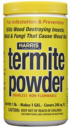 Picture of HARRIS Termite Treatment and Mold Killer, 16oz Powder, Makes 1 Gallon Liquid Spray for Preventing, Controlling and Killing Termites, Wood Destroying Beetles, Carpenter Ants and More