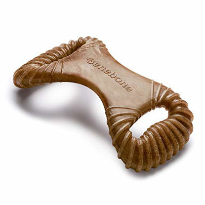 Picture of Benebone Dental Dog Chew Toy for Aggressive Chewers, Long Lasting, Made in USA, Medium, Real Bacon Flavor