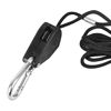Picture of iPower GLROPEX2 2-Pair 1/8 Inch 8-Feet Long Heavy Duty Adjustable Rope Clip Hanger (150lbs Weight Capacity) Reinforced Metal, 2 Pack, Black